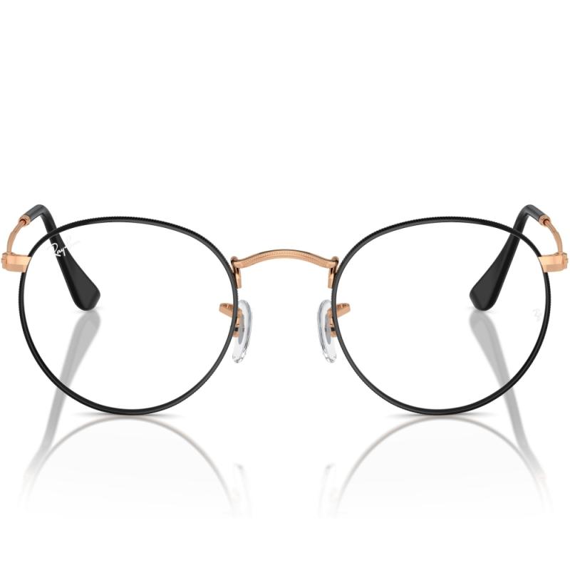 Ray-Ban Ochelari de vedere unisex ray-ban rx3447v 3173 47 round metal