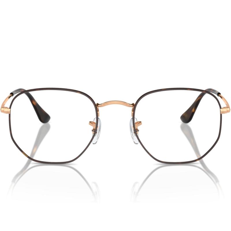 Ray-Ban Ochelari de vedere unisex ray-ban rx6448 3176 48 hexagonal