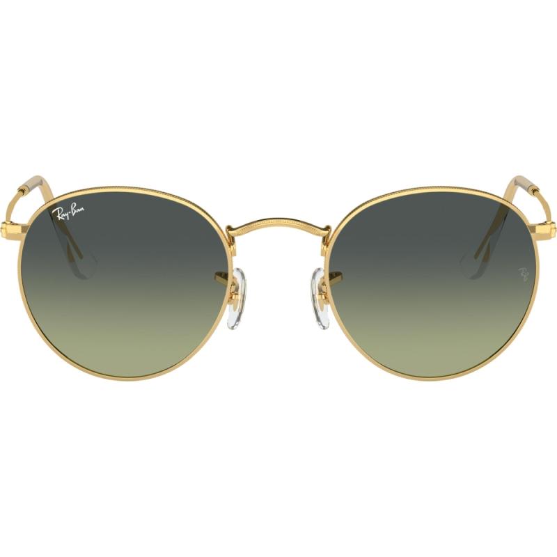 Ochelari de soare barbati Ray-Ban RB3447 001/BH Round Metal