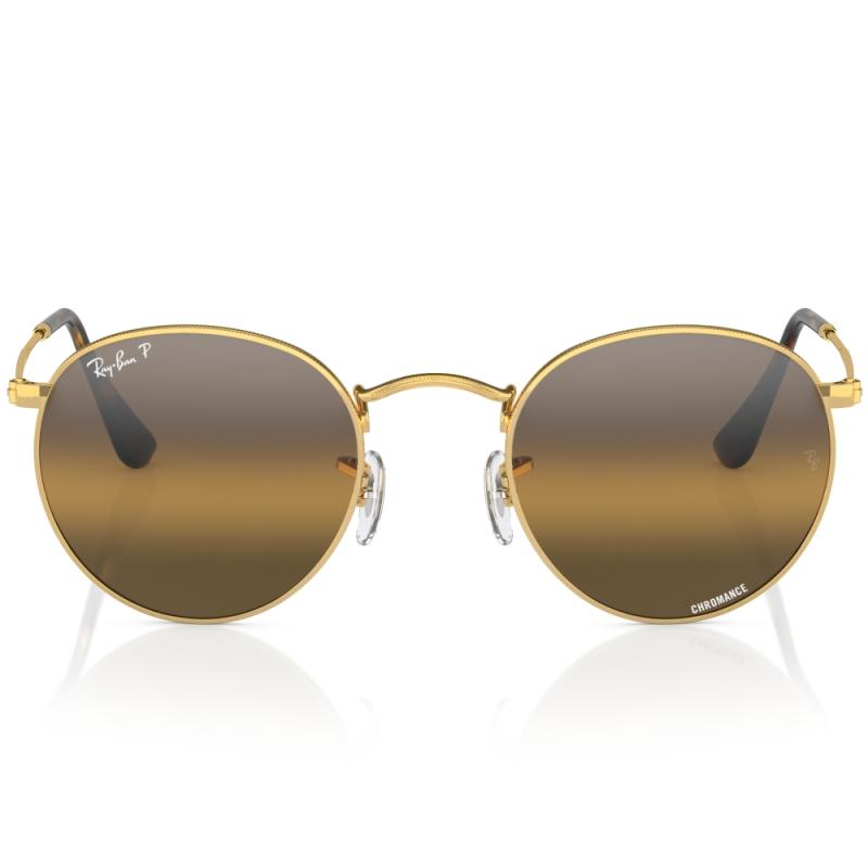 Ray-Ban RB3447 001/G5 Round Metal