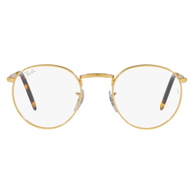 Ray-Ban RX3637V 3086 New Round Rame pentru ochelari de vedere