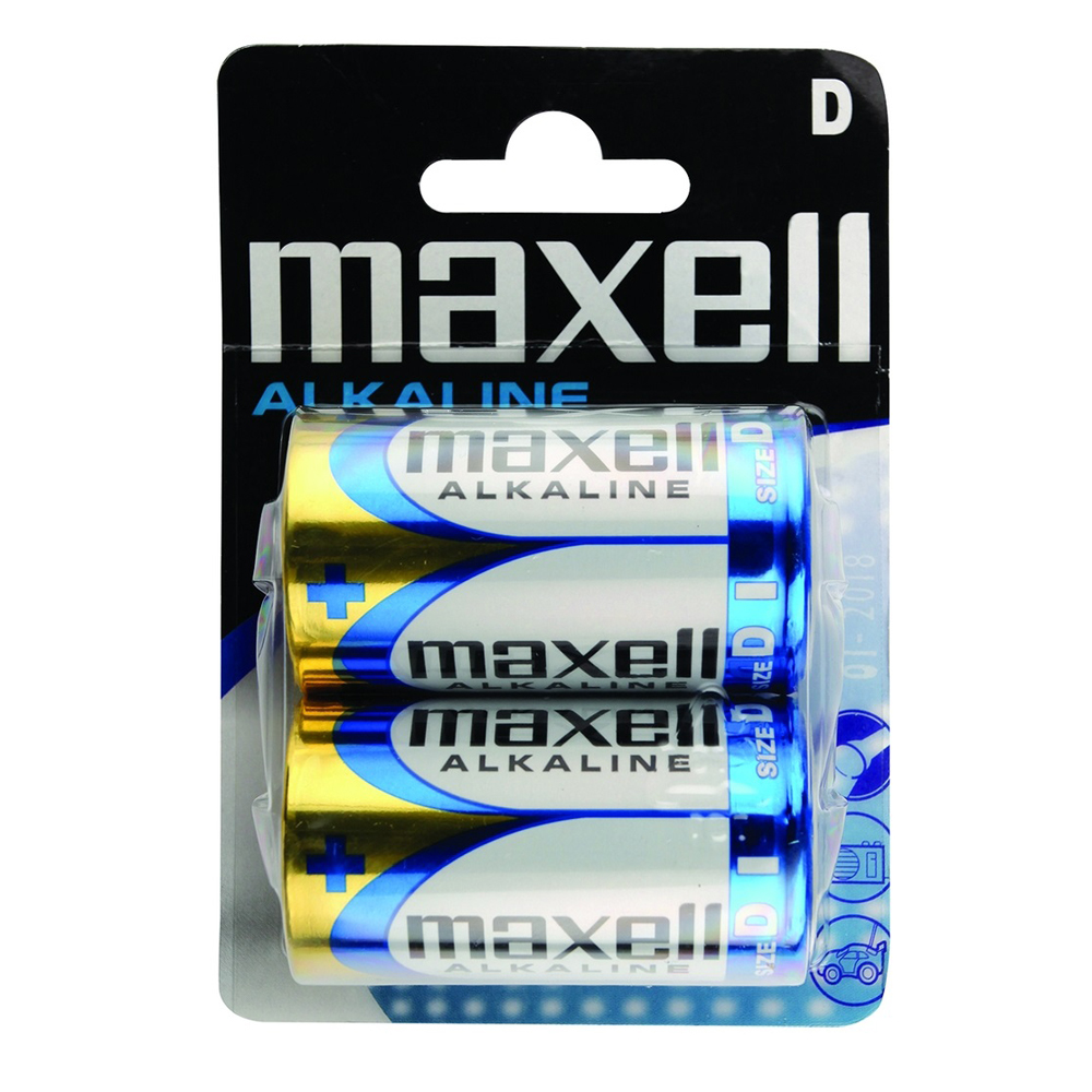 Baterie alcalina LR20D 2/blister Maxell