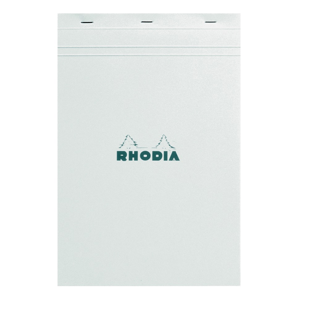 Blocnotes A4+ Rhodia White Clairefontaine