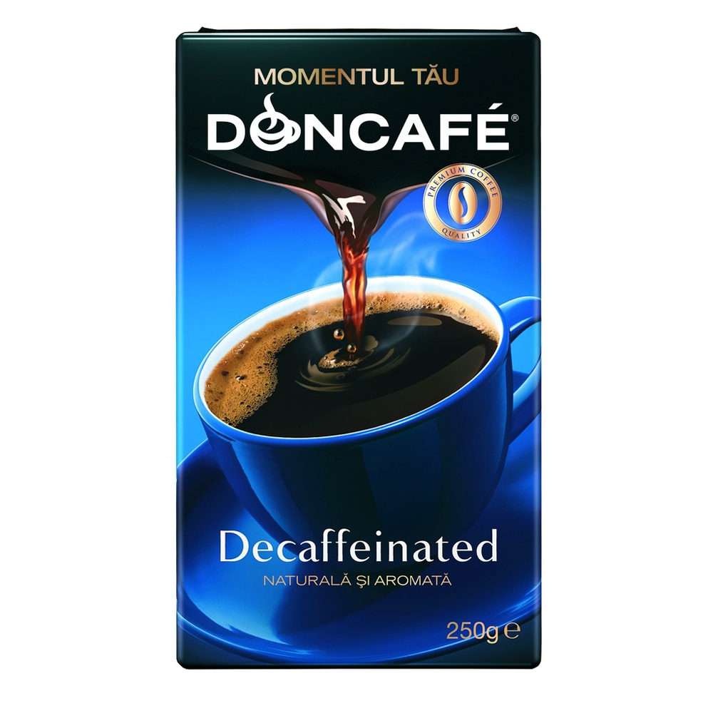 Cafea macinata decofeinizata 250g Doncafe