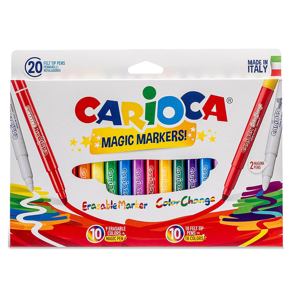 Carioca Magic Marker Erasable 10/set