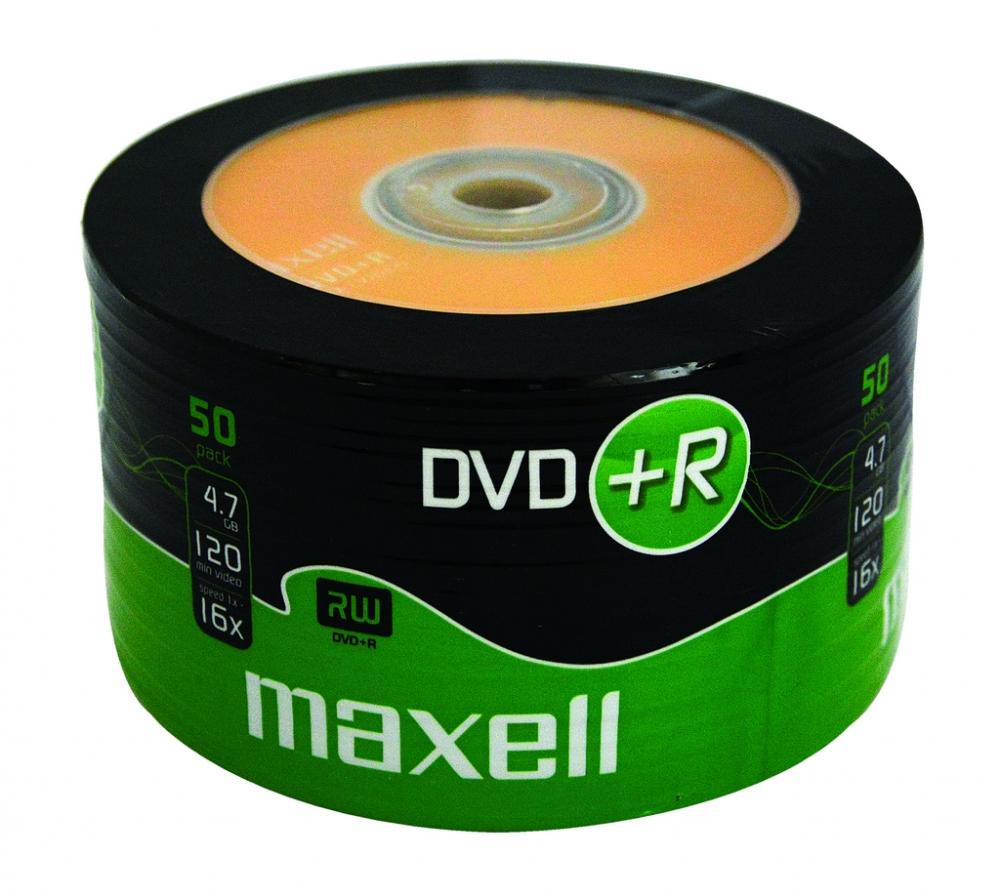 DVD+R 4.7GB 120min 16x 50/folieMaxell