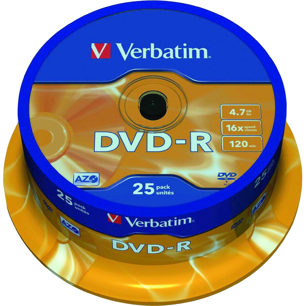DVD-R 4.7GB 16x 25buc/spindle Verbatim