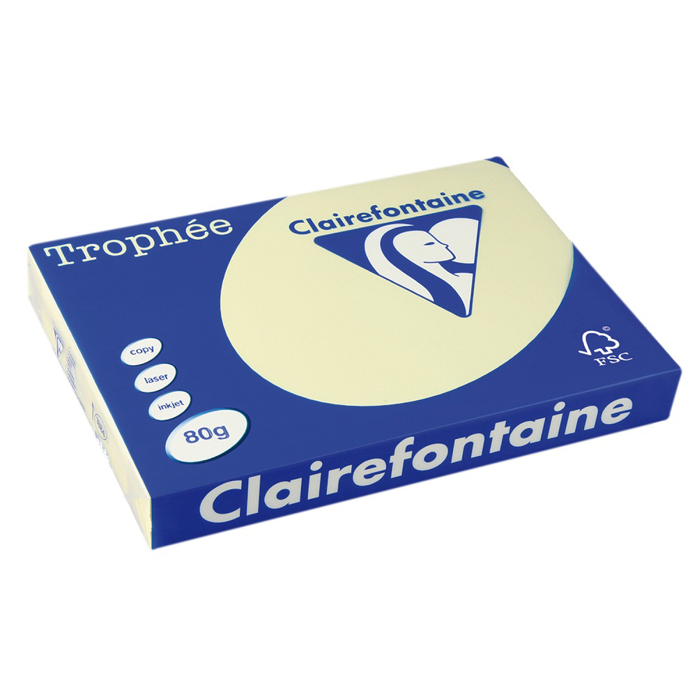 Hartie A3 80g/mp color pal 500/top Clairefontaine