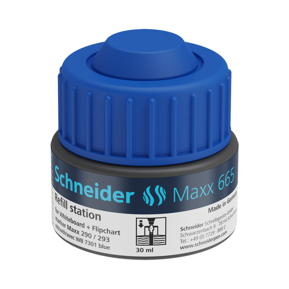 Calimara cerneala 30 ml Schneider Maxx 665 pentru marker whiteboard & flipchart