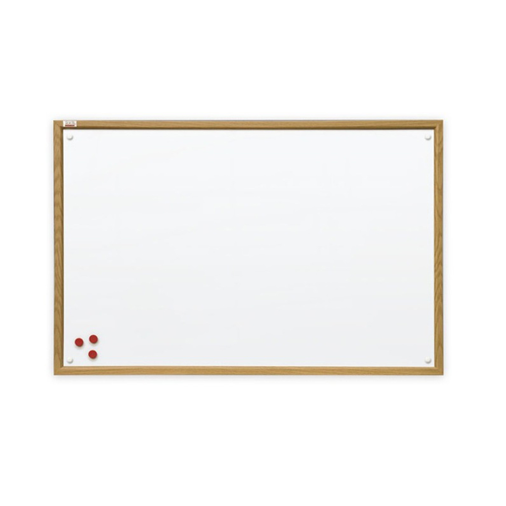 Whiteboard magnetic rama lemn 60 x 40 cm Bi-Silque