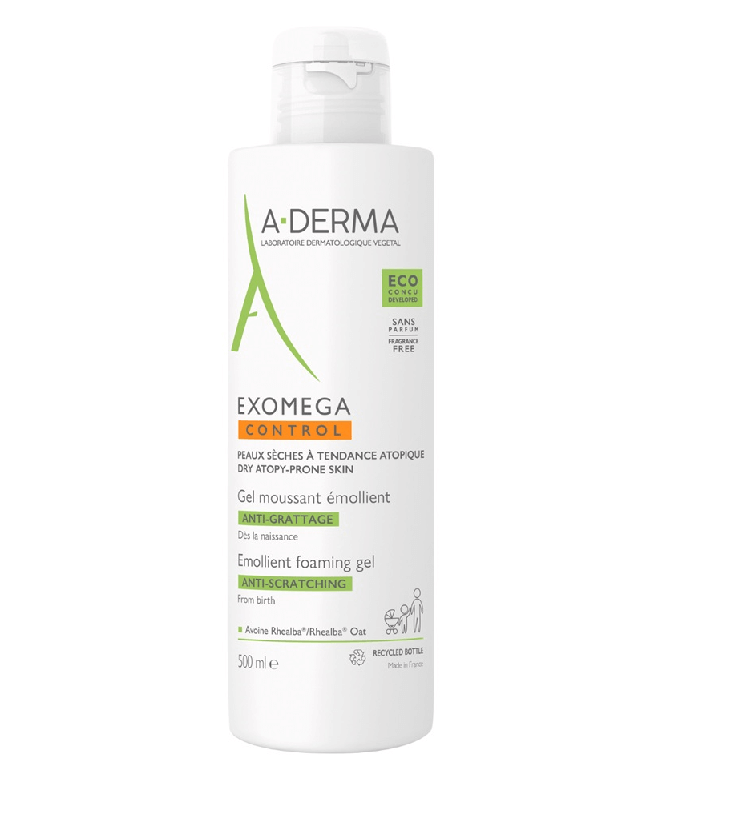 A-Derma Exomega Control gel spumant 500 ml