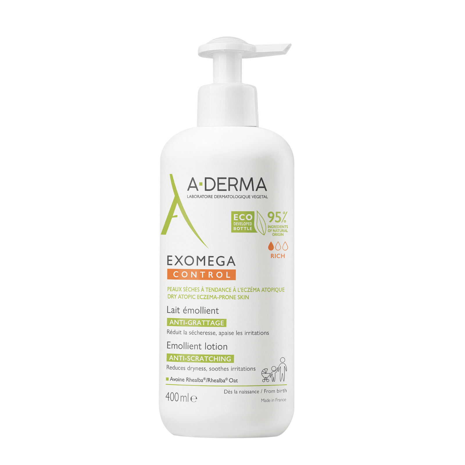 A-Derma Exomega Control Lapte emolient 400 ml