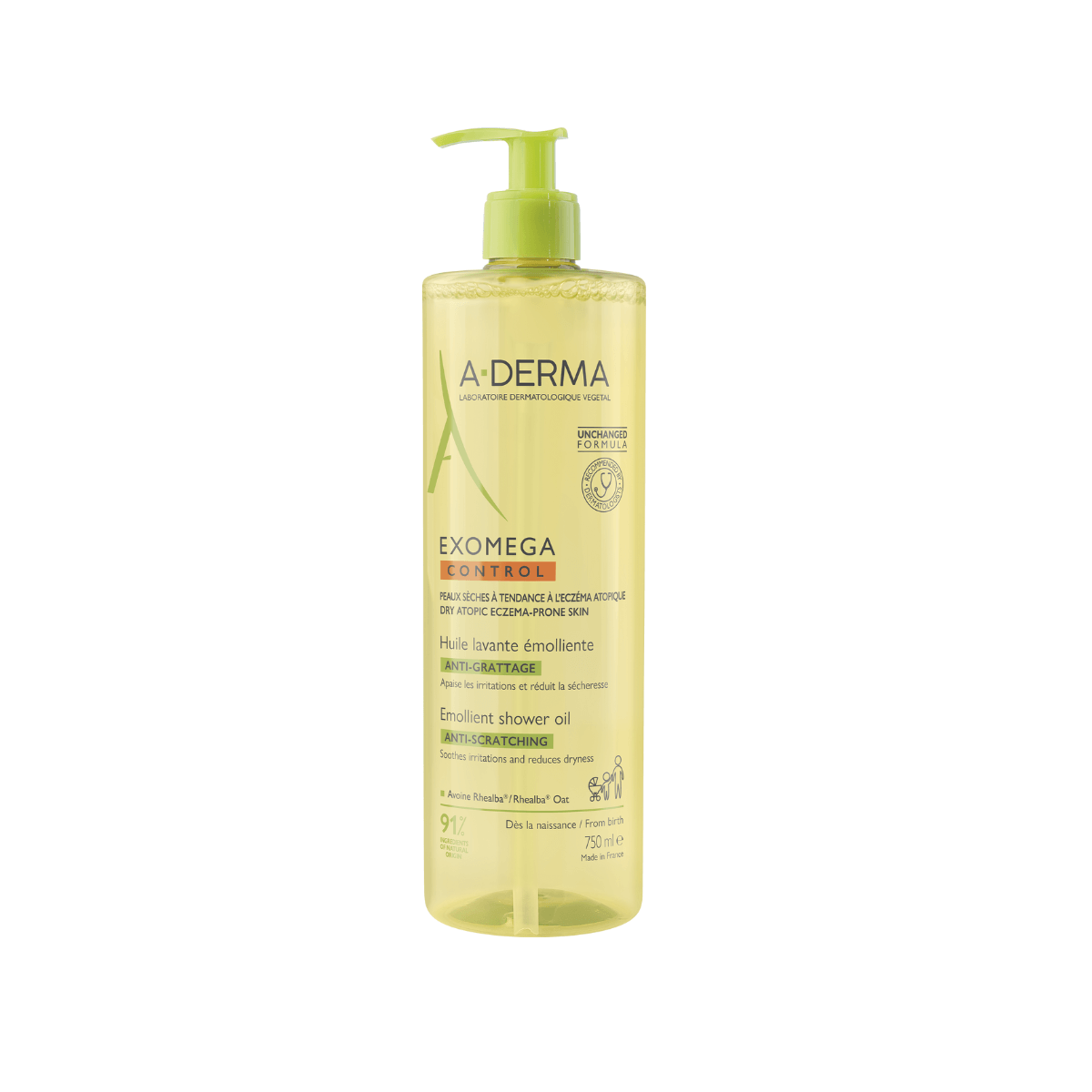 A-Derma Exomega Control Ulei de dus 750 ml