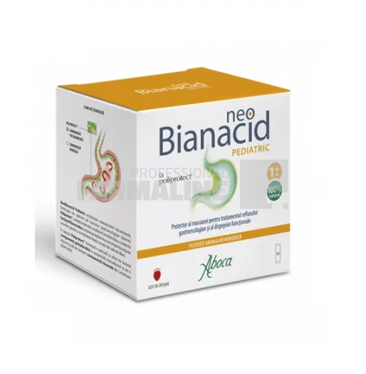 Aboca NeoBianacid Pediatric pentru aciditate reflux si digestie 36 plicuri