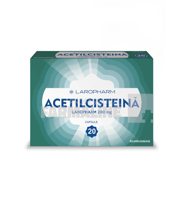 Acetilcisteina  200 mg 20 capsule
