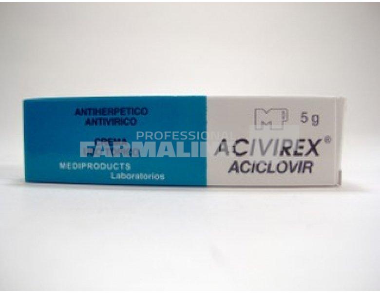ACEVIREX 50 mg/g X 1 - 5g CREMA 50mg/g THE WELLCOME FOUNDAT 