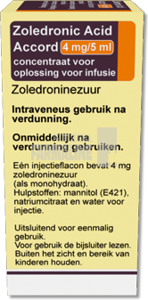 ACID ZOLEDRONIC ACCORD 4 mg/5 ml X 1 CONC. PT. SOL. PERF. 4mg/5ml ACCORD HEALTHCARE LI