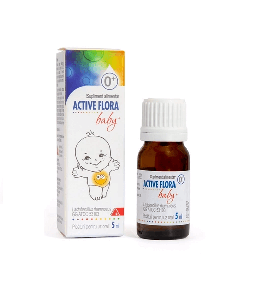 Active Flora Baby+ Picaturi orale probiotice 5 ml