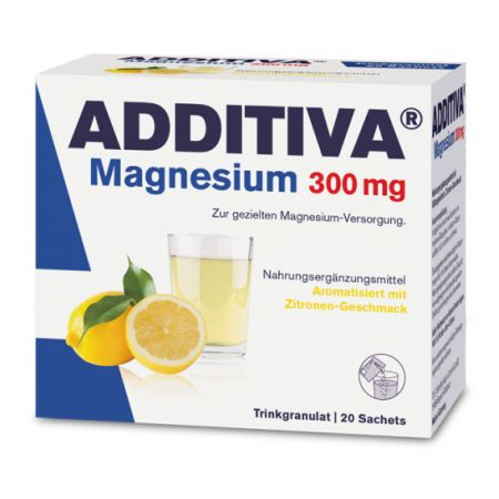 Additiva Magneziu 300 mg 20 plicuri