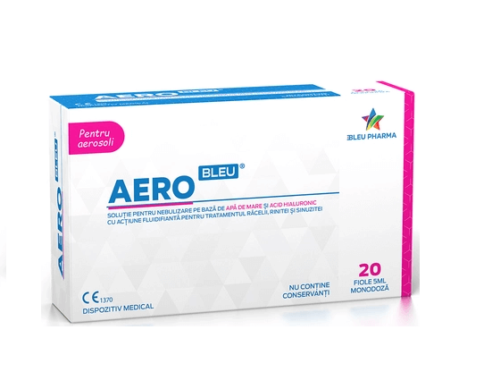 Aero Bleu Solutie pentru nebulizare 20 monodoze x 5 ml