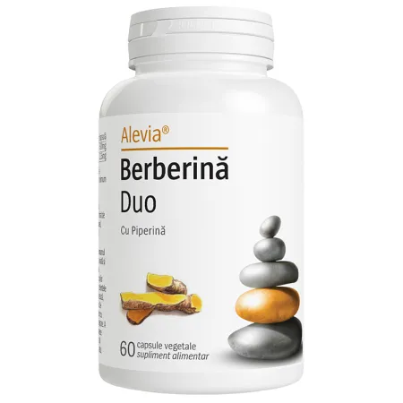 Alevia berberina duo cu piperina 60 caps.veg
