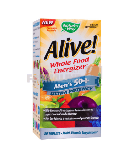 Alive! Once Daily Men's 50+ Ultra Potency 30 tablete