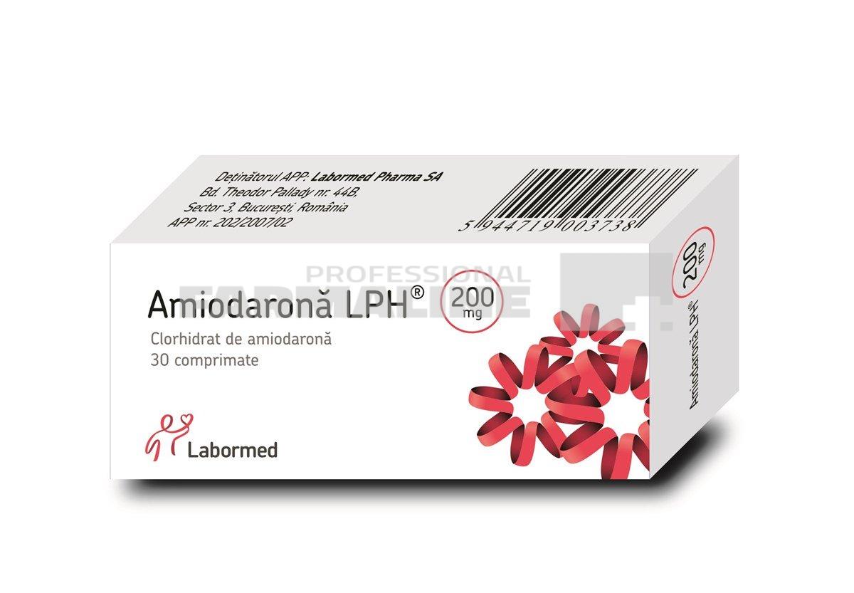 AMIODARONA LPH 200 mg x 30 COMPR. 200mg LABORMED PHARMA SA