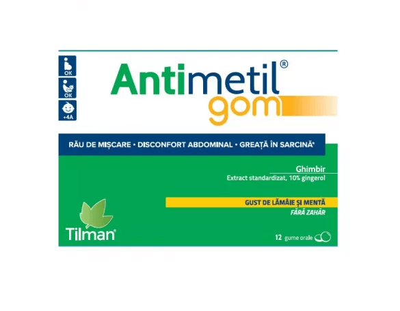 Antimetil Gom 12 gume orale