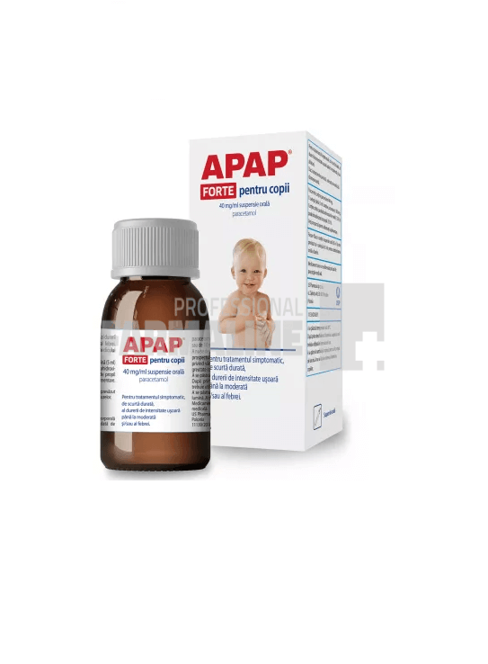 Apap Forte pentru copii 40 mg/ml suspensie orala 85 ml