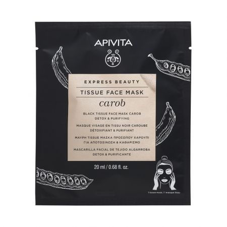 Apivita Express Beauty masca servetel carob detox 20 ml