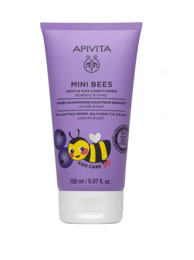 Apivita Mini Bees Balsam de par cu afine si miere 150 ml