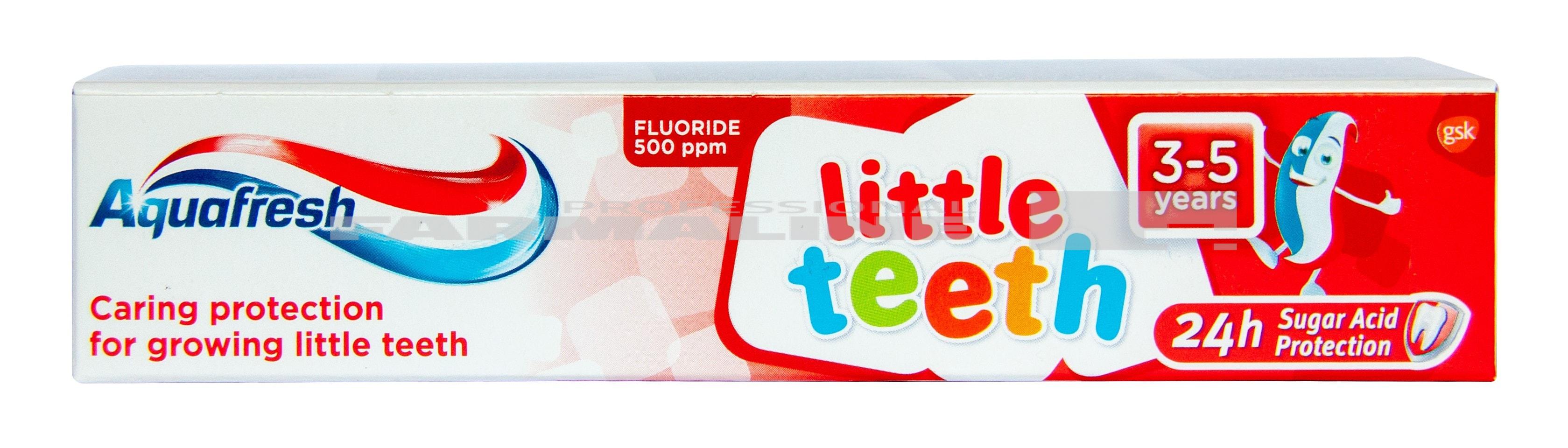 Aquafresh  Kids Little Teeth Pasta de dinti 3-5 ani 50 ml