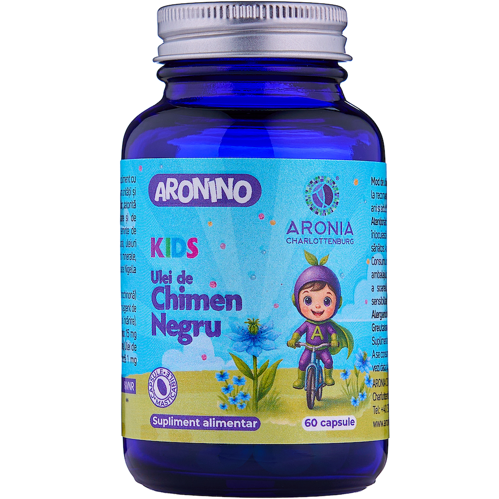 Aronino Kids ulei de chimen negru  60 caps. Aronia  Charlottenburg