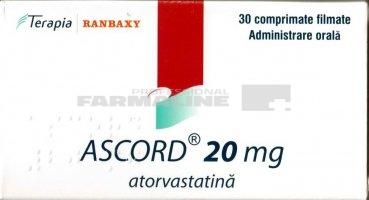 ASCORD 20 mg x 30 COMPR. FILM. 20mg TERAPIA SA