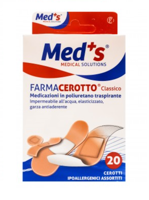 Asepta Med+ S Plasturi clasici cu ioni de argint 1,9 x 7,2mm 20 bucati