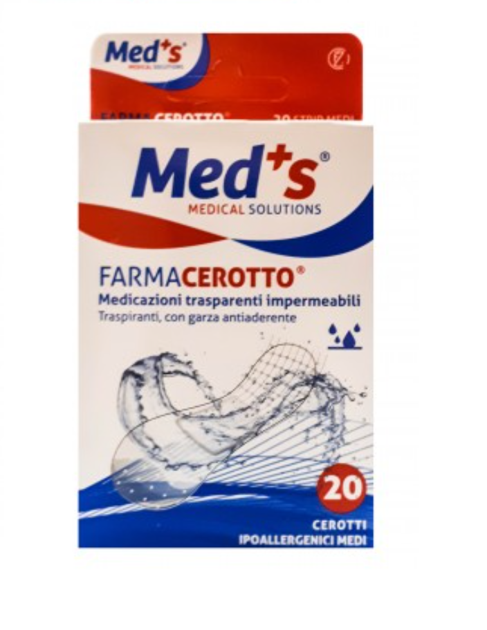 Asepta Med+ S Plasturi transparenti impermeabili cu ioni de argint 19 x 72mm 20 bucati
