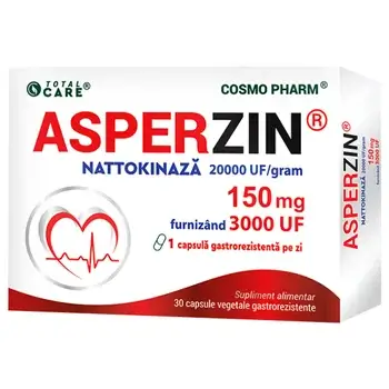 Asperzin Nattokinaza 150mg - Total Care 30 capsule