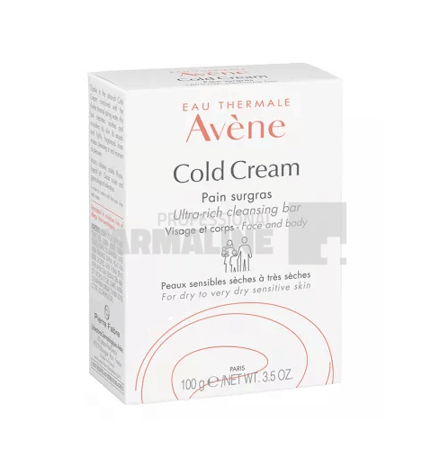 Avene Cold Crem Sapun emolient ten uscat si foarte uscat 100 g