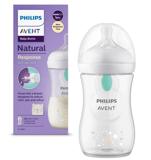 Avent SCY673/82 Biberon Natural Response anti-colici 1+ luna 260 ml