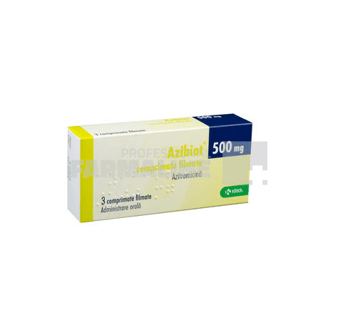 AZIBIOT 500 mg x 3 COMPR. FILM. 500mg KRKA