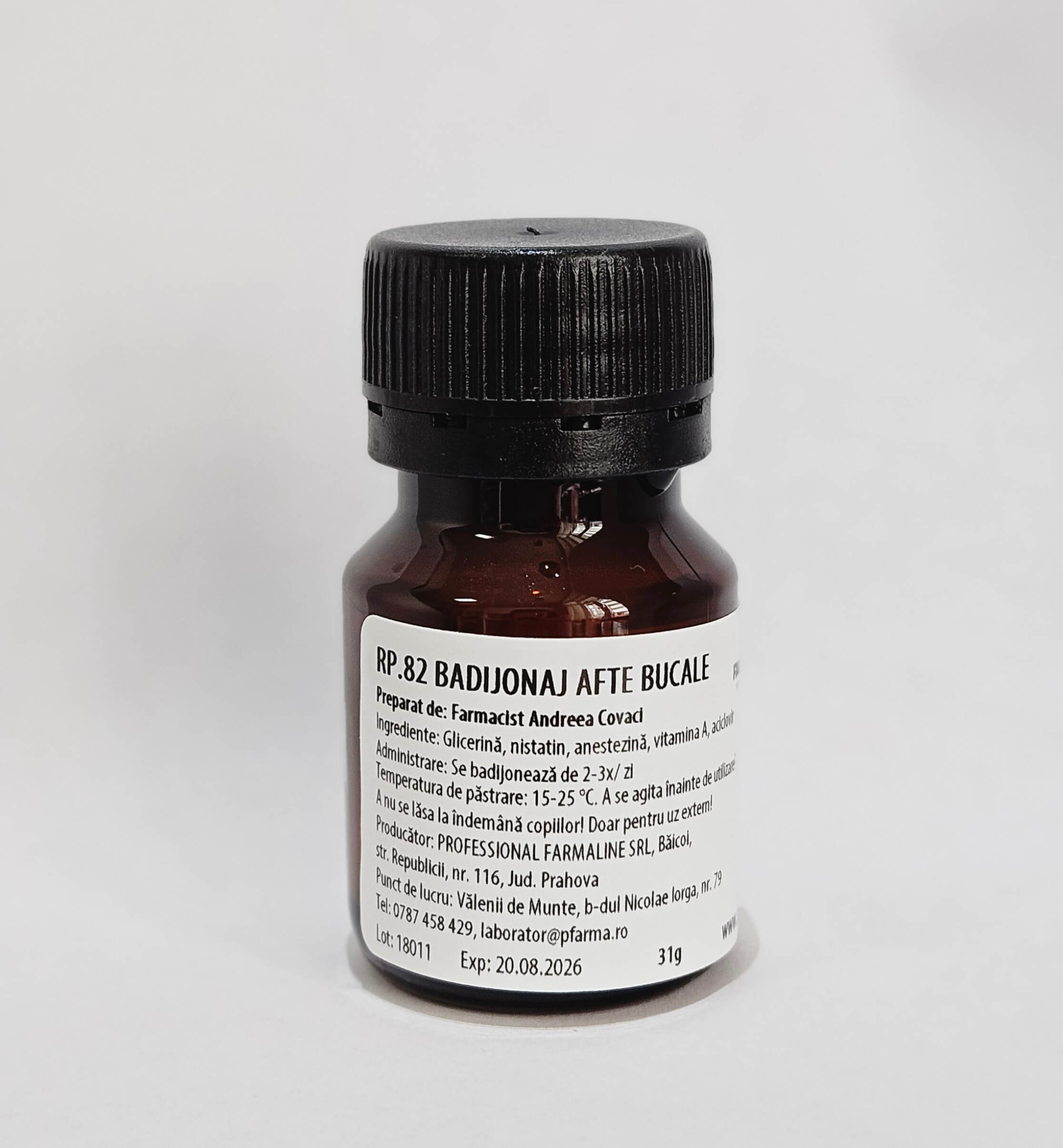 Badijonaj contra aftelor 30 ml