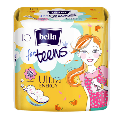 Bella For Teens Ultra Energy Absorbante 10 bucati