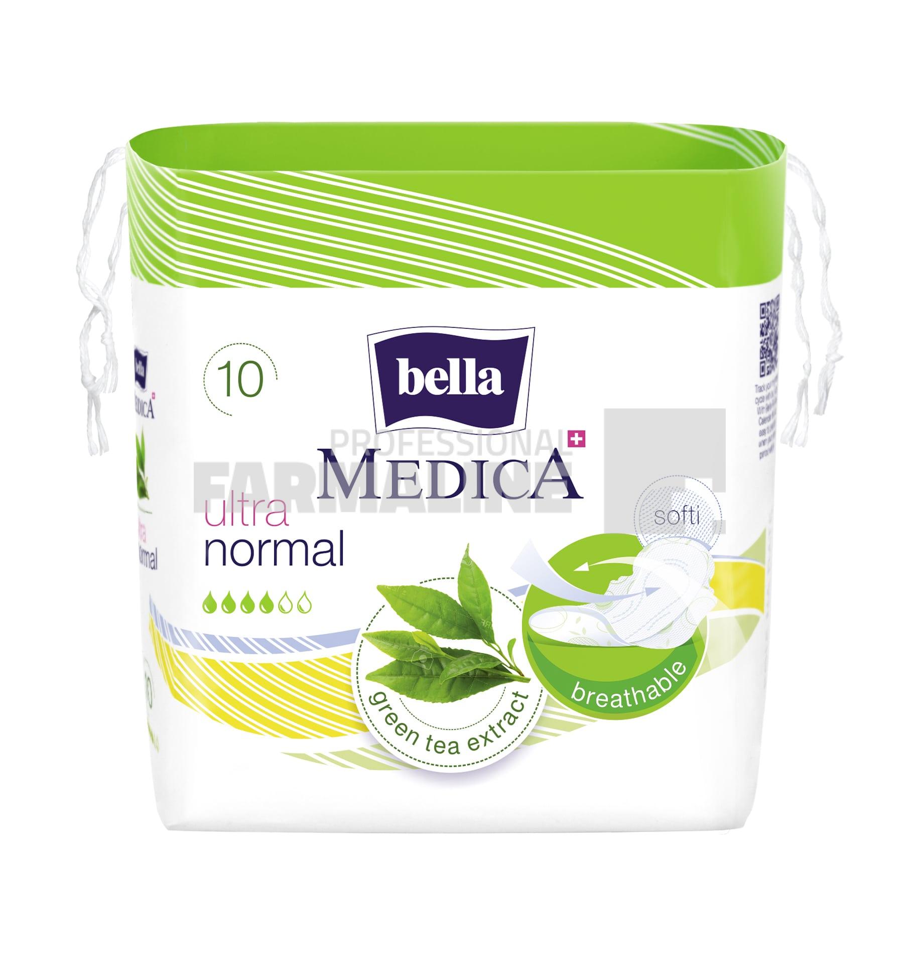 perete dus walk in 80 cm Bella Medica Ultra Normal Absorbante Green Tea 10 bucati