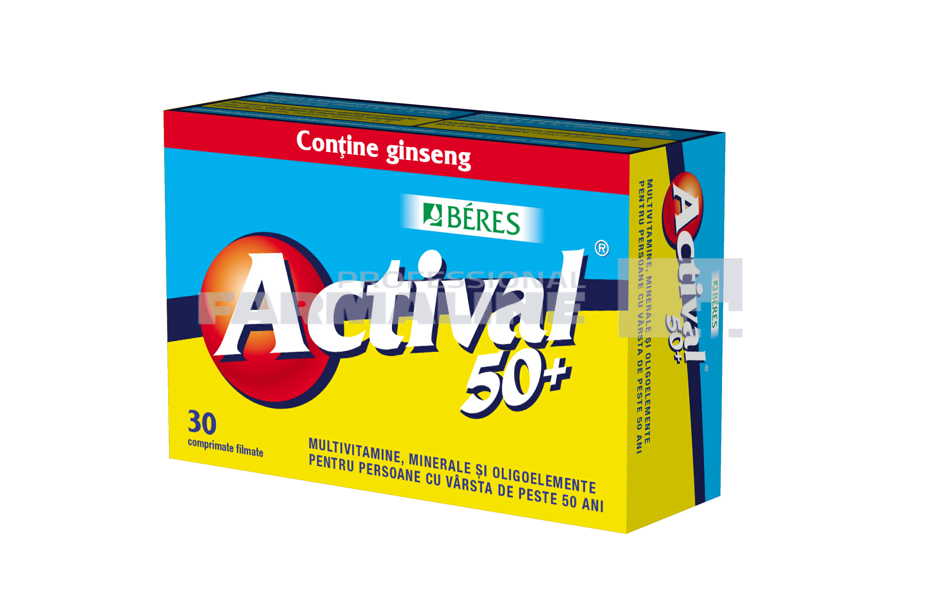 Beres Actival 50+ 30 comprimate