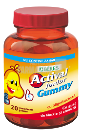 Beres Actival Junior Gummy 50 comprimate gumate