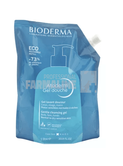 Bioderma Atoderm Gel de dus piele uscata/sensibila rezerva eco 1000 ml