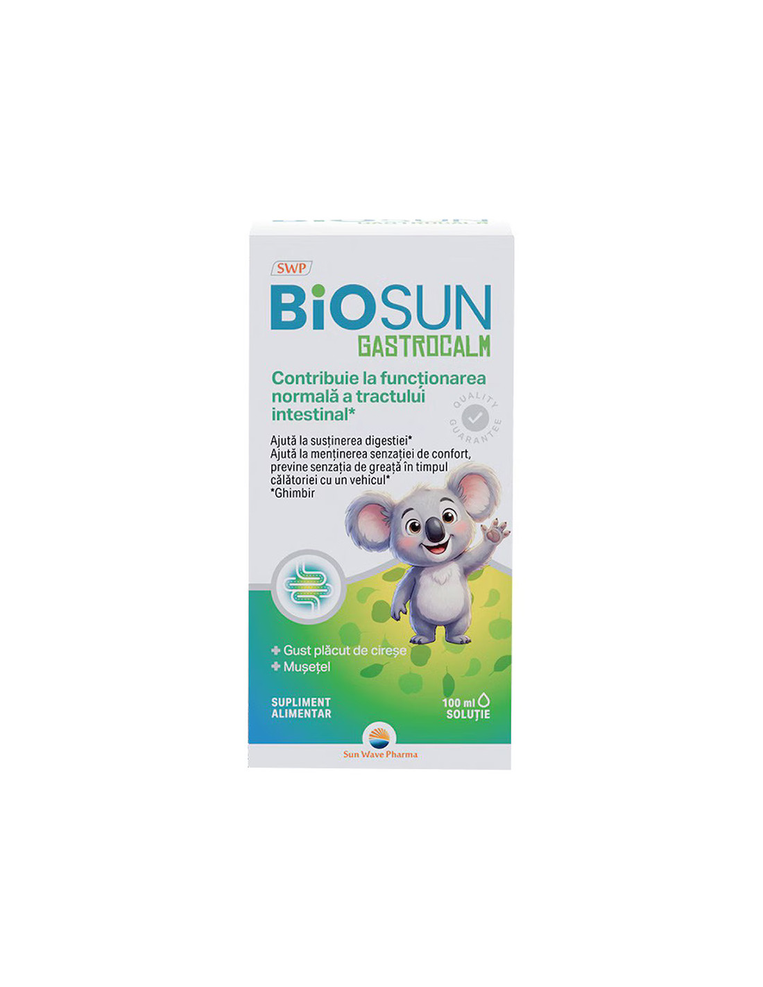 Afla Biosun Gastrocalm  100ml Sun Wave Pharma - Rezistent Probiotice copii pfarma.ro