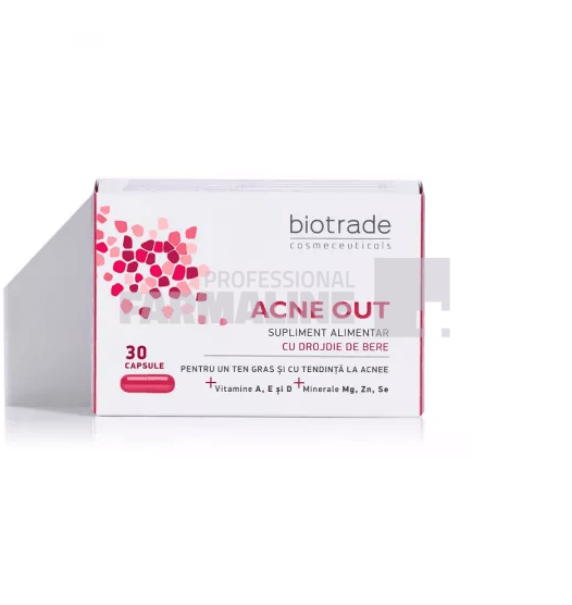 Biotrade Acne Out pentru ten gras 30 capsule