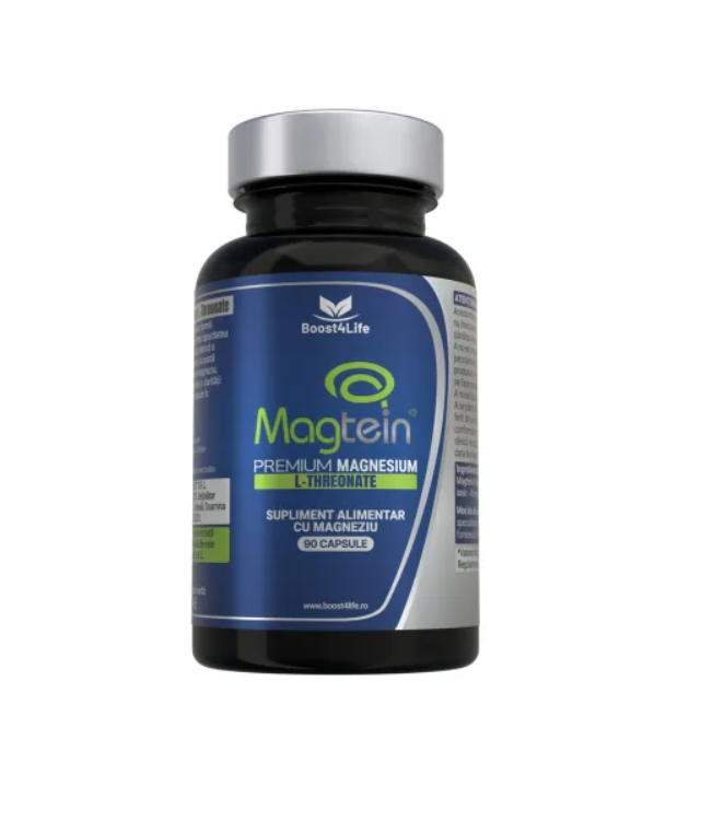 Boost4Life Magtein Magneziu L-Treonat Premium 670 mg 90 capsule vegane