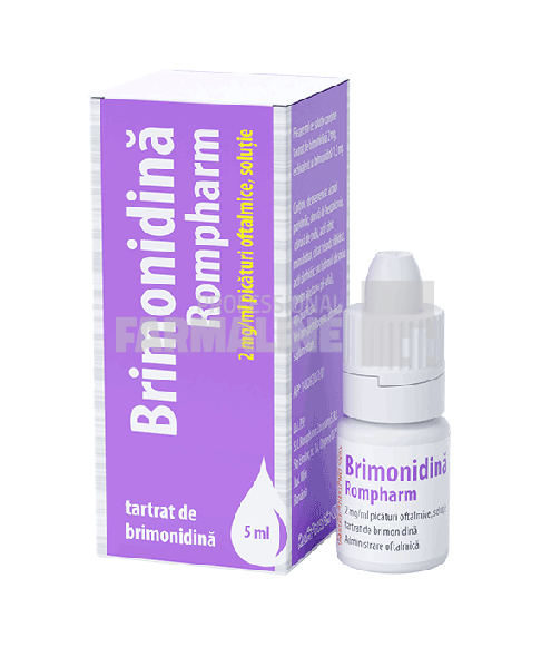 BRIMONIDINA ROMPHARM 2 mg/ml X 1 PIC. OFT., SOL. ROMPHARM COMPANY S.R